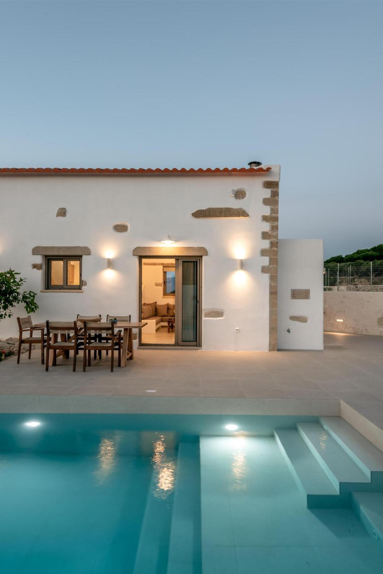 Villa Froudi Near Falaserna Beach Kissamos Exterior photo